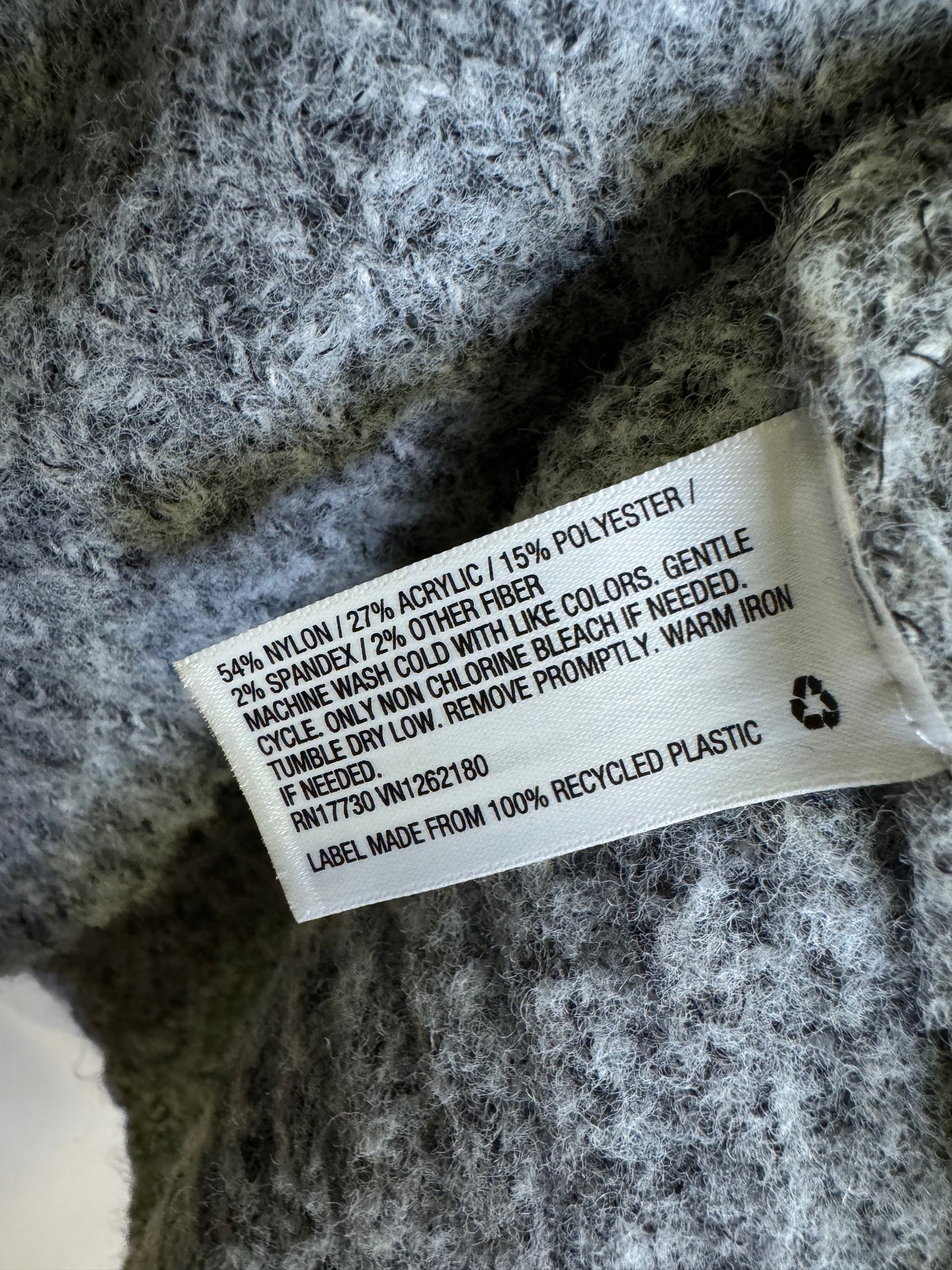grey sweater - small