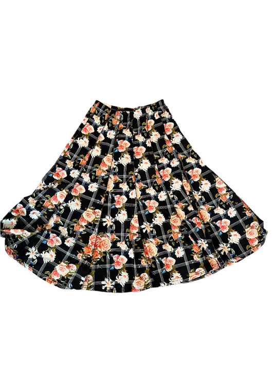 Flowy floral skirt - size Medium