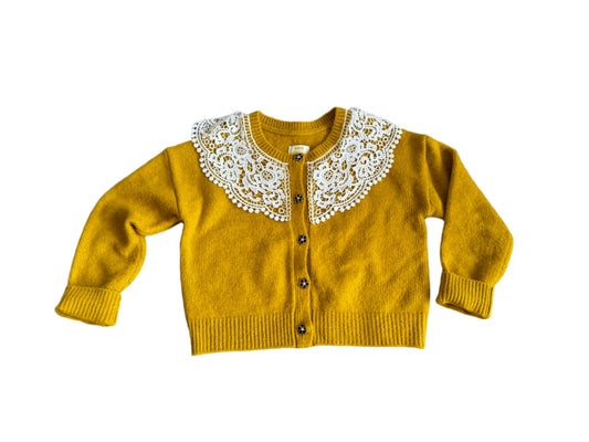 Anthropologie mustard cardigan - medium