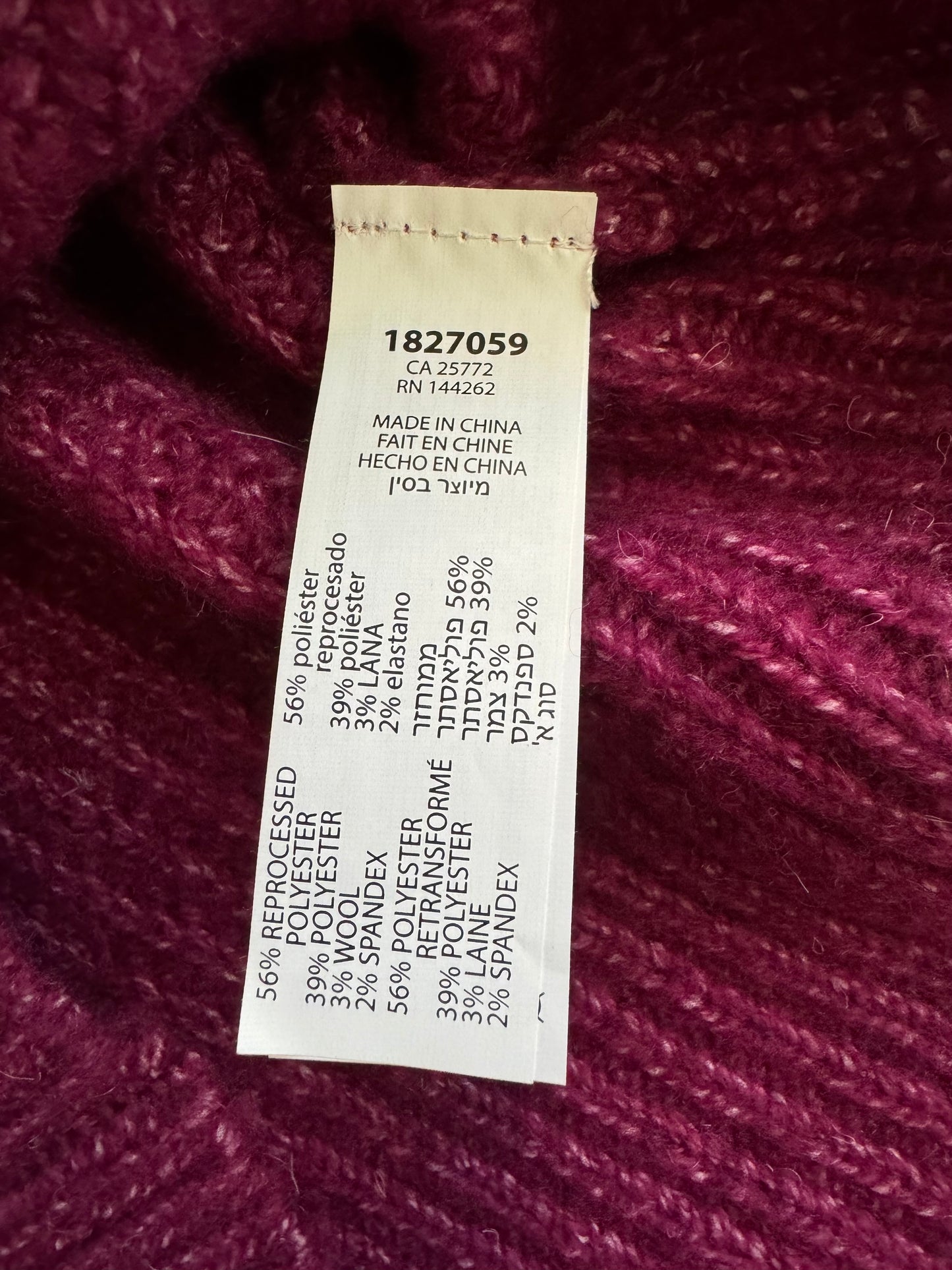 chunky crewneck sweater - medium