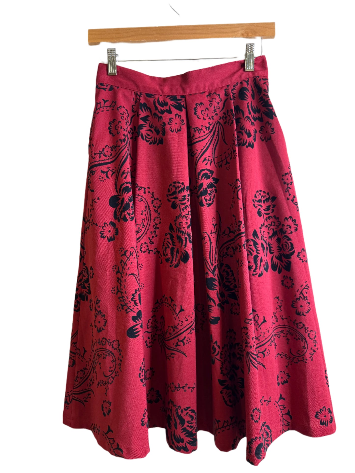 vintage holiday skirt - small