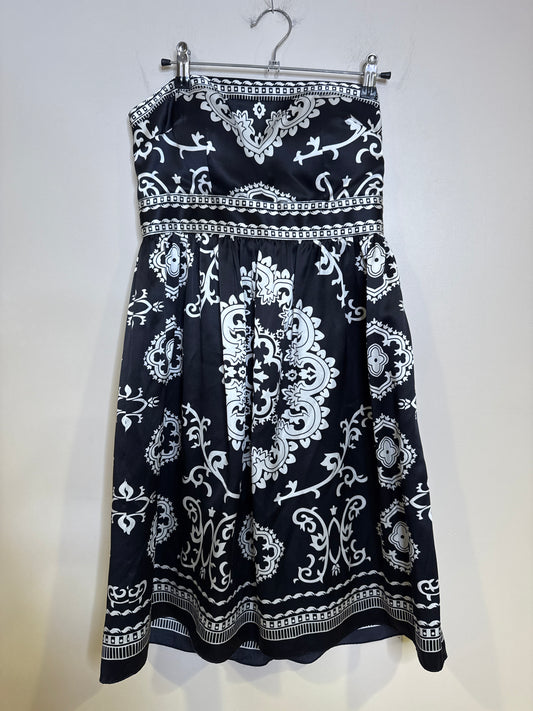 strapless silk dress - size 4