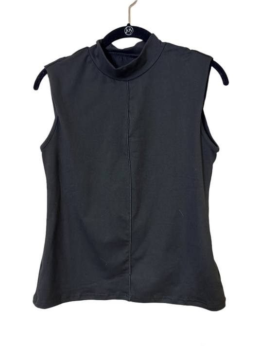 black sleeveless mock neck NWT - small
