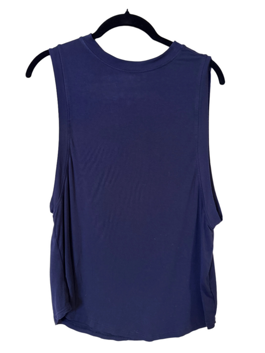 navy muscle tank - small