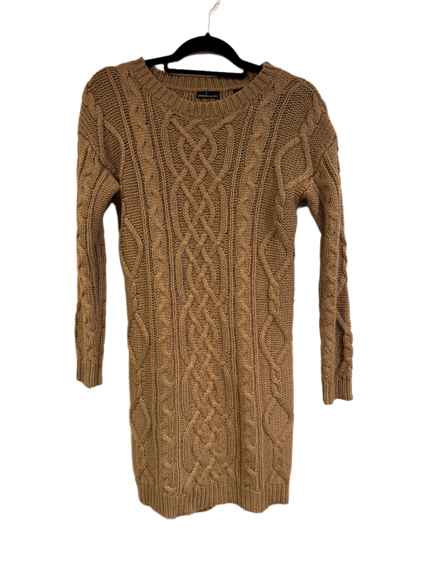 Moda chunky knit sweater dress - small