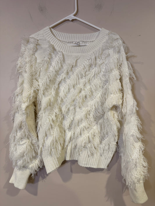 En Creme white sweater - small NWT