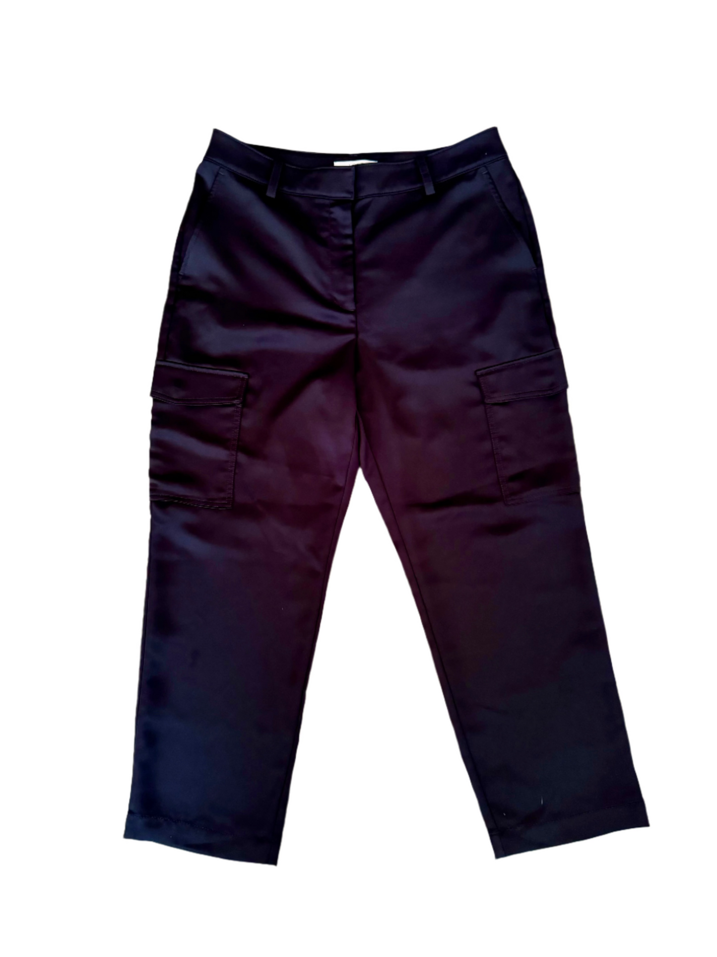 Satin Cargo Pants - size 10