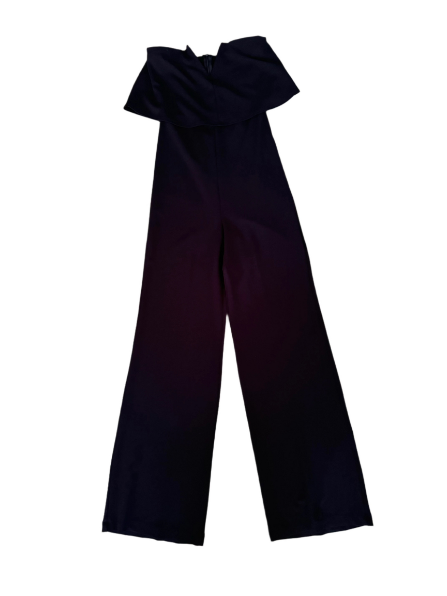 Strapless black pantsuit - Medium