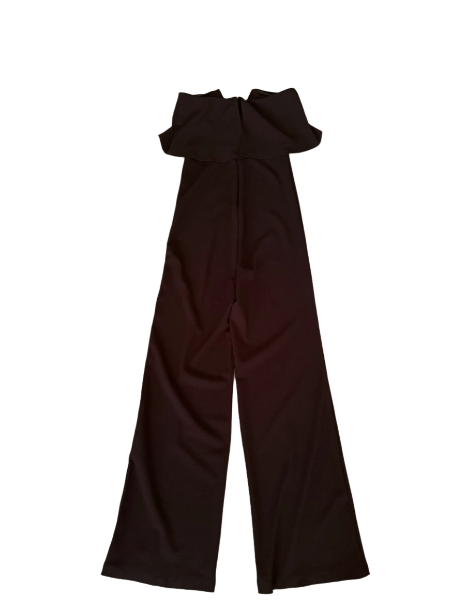 Strapless black pantsuit - Medium