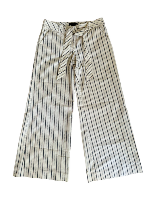 The Limited cream striped wide leg dress pant - size 8