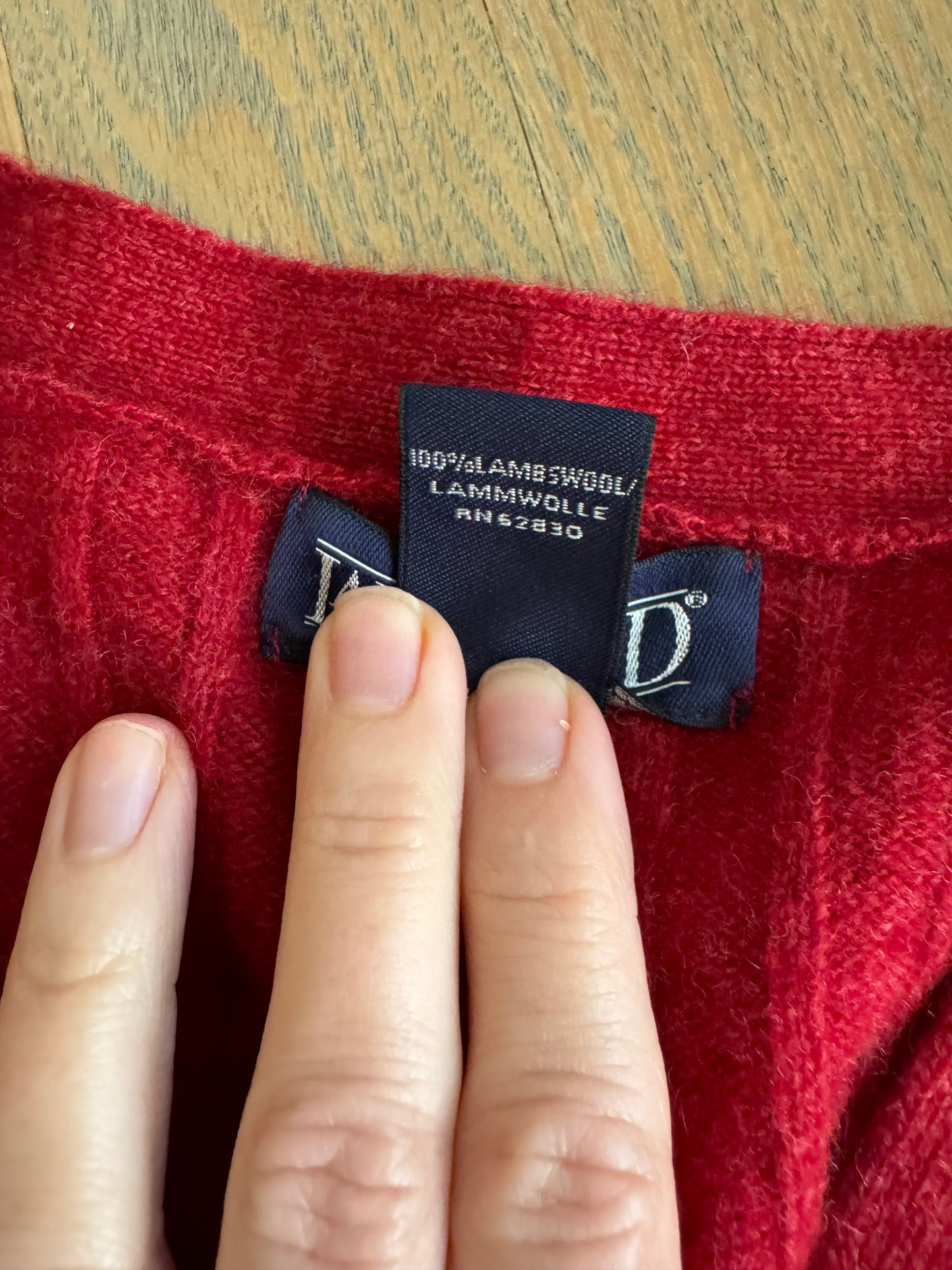 Oversized Lambswool Vest - XL
