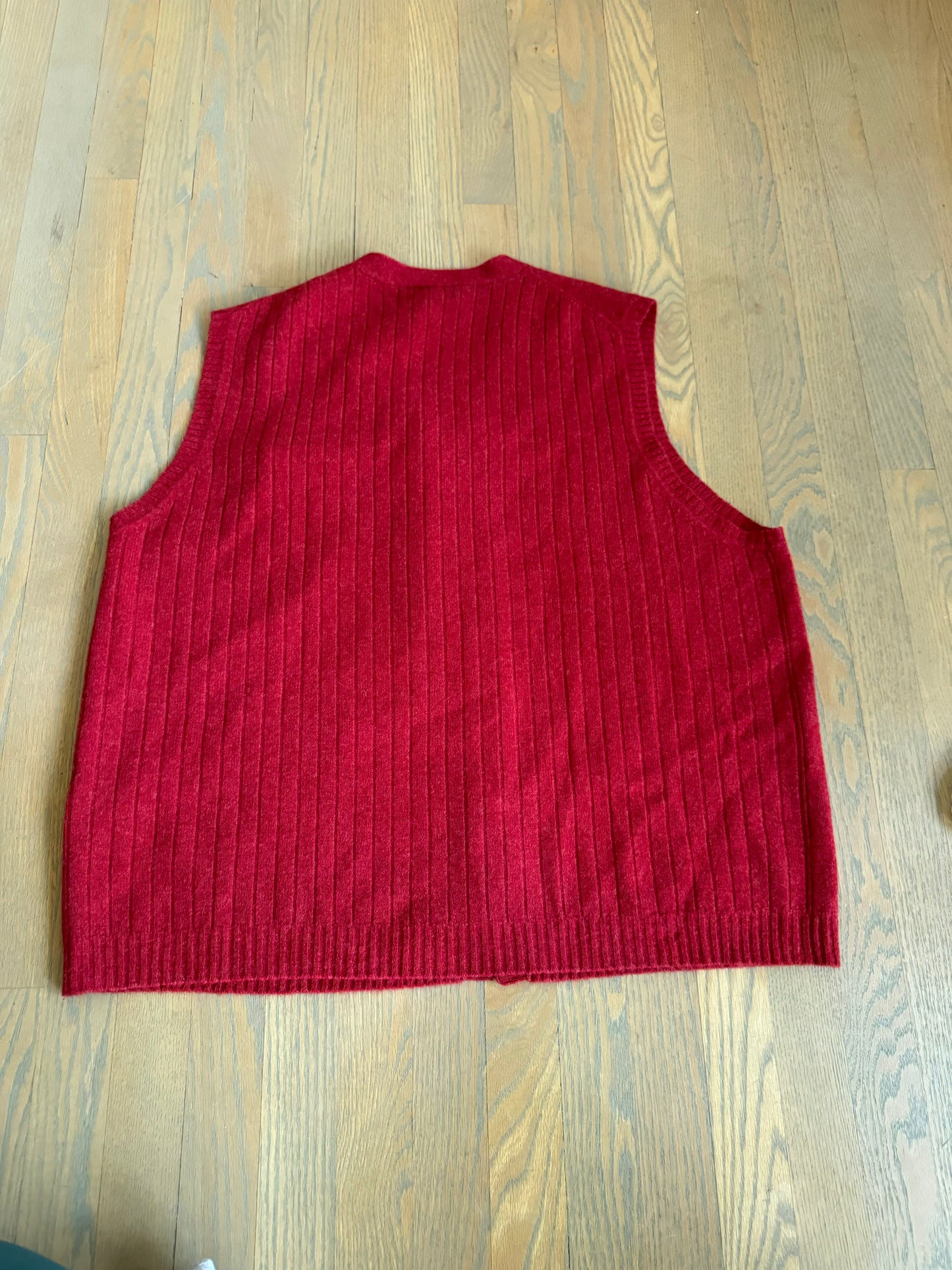 Oversized Lambswool Vest - XL