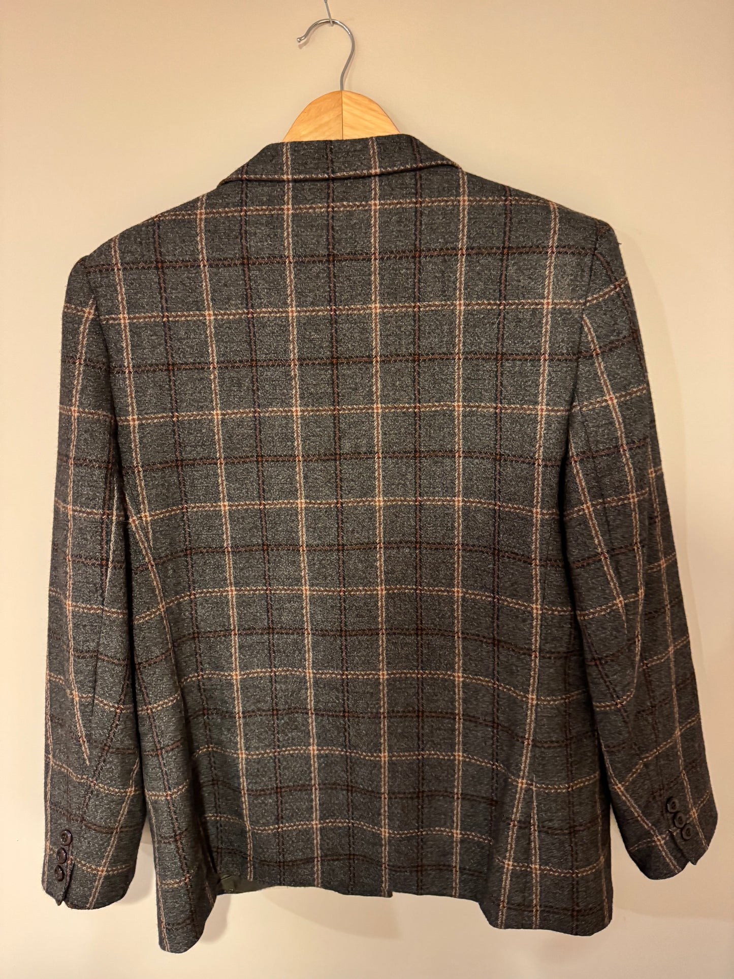 Vintage wool blend blazer - size 16