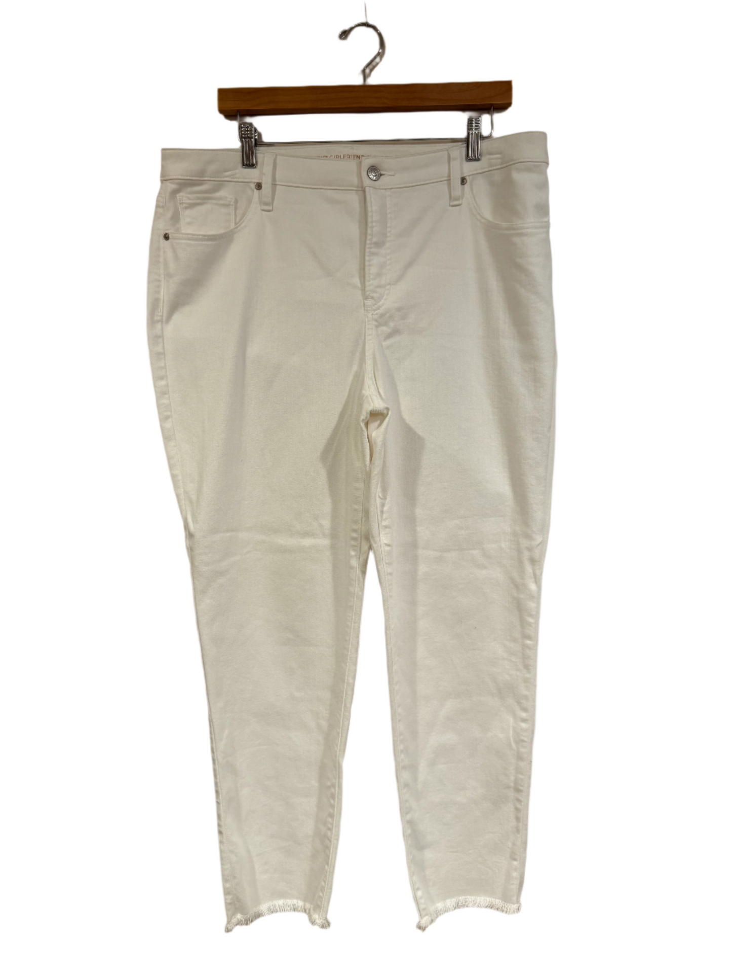 ankle white pant - size 14