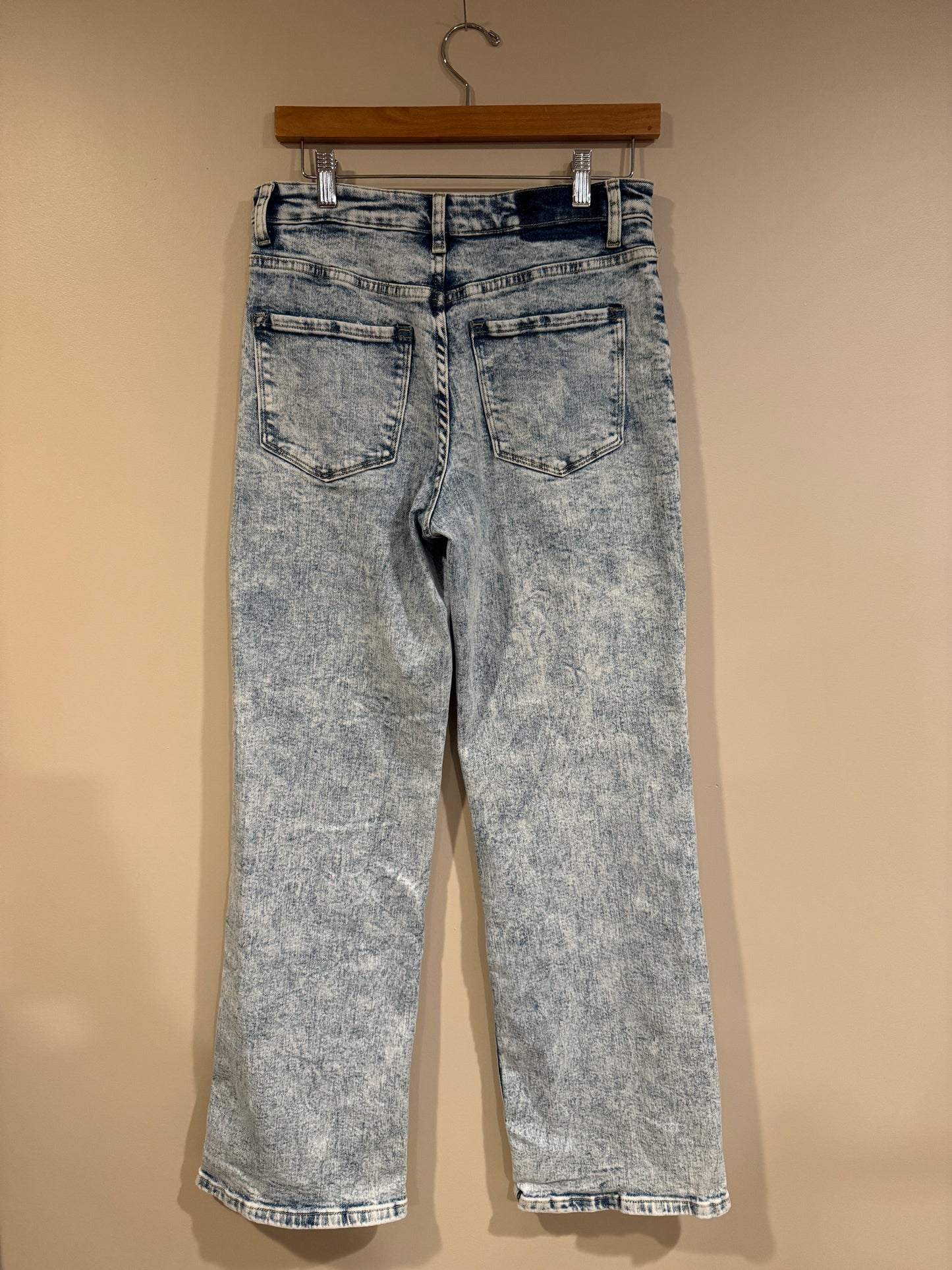 Vervet Stone Washed Mid-rise straight leg denim - size 26