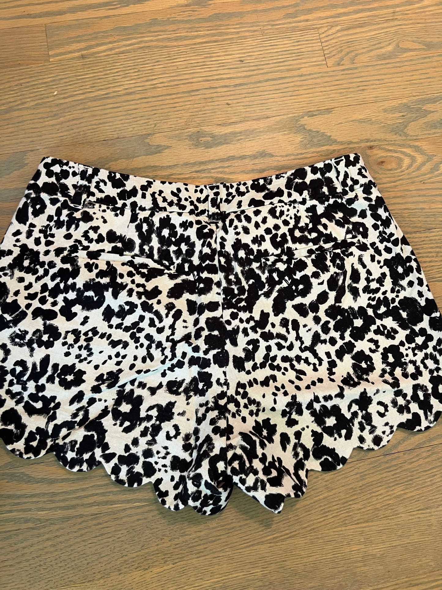 leopard shorts size 6