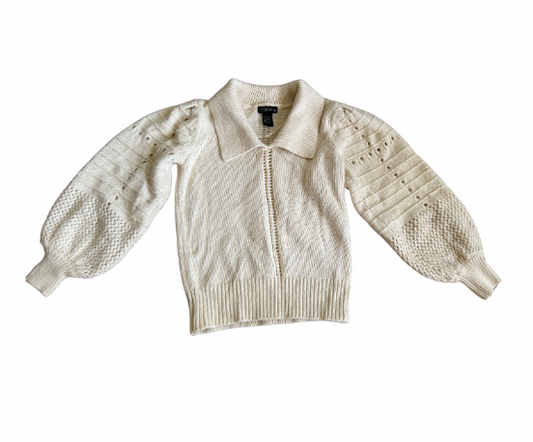 cream sweater - size small