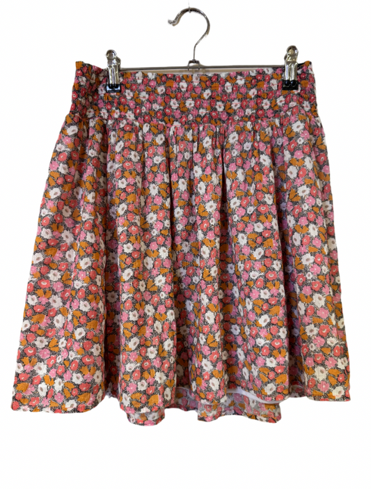 floral mini skirt - xs