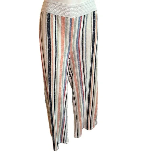 striped beach pants