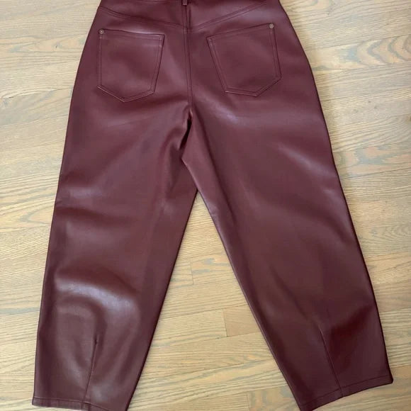 Anthropologie Faux Leather pant - size 26