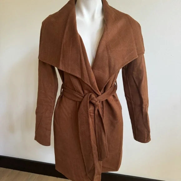 T Tahari Ella Wool Blend Coat - size small